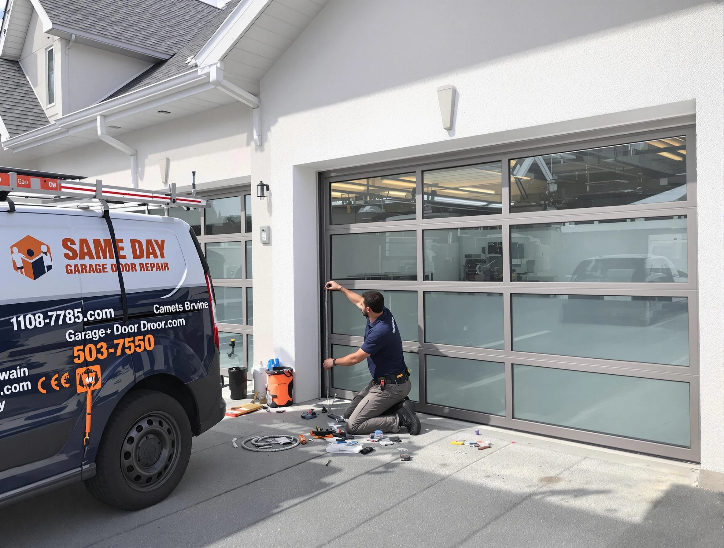 Same-day garage door repair service by Surprise Garage Door Repair in Surprise